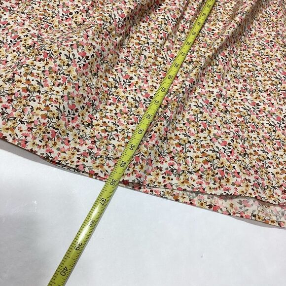 Lane Bryant Floral Maxi Skirt Plus Size 26/28 Flowy High Slit Elastic Waist - Picture 11 of 12